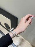 White Moonlight Butterfly Love Bracelet Summer Style for Apple Watch