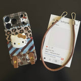 Hello Kitty Leopard Print Phone Case – Cute Bow & Star Design