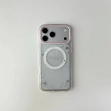 Clear Star Phone Case with Pink Star Ring Holder