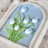 Painting style Tulips Handmade phone case for iPhone & Andriod