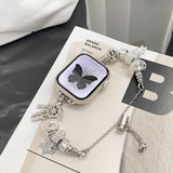 Shining beads dreamcatcher bracelet Apple watch band with diamond case