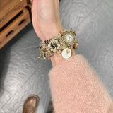 Camellia soft plush bracelet apple watch band