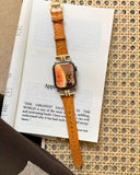 Classic alligator pattern Apple watch band