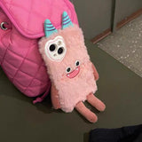 Supercute soft&fluffy Monster  phone case for iPhone