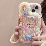 Baby teddy bear phone case for iPhone