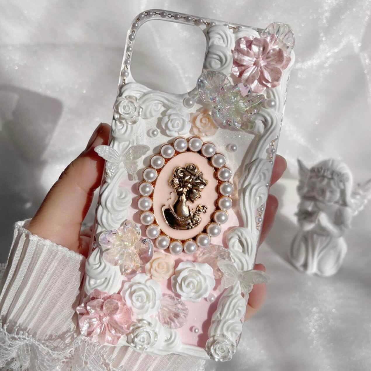 Vintage girl custom decoden phone case for iPhone & Android – Supercutecollection Vintage girl custom decoden phone case for iPhone & Android – Supercutecollection