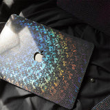 Shiny leather MacBook case