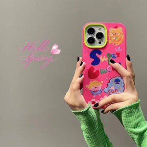 Super lucky pink phone case for iPhone