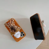 Donkey & sheep & monkey & giraffe phone case for iPhone