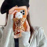 Donkey & sheep & monkey & giraffe phone case for iPhone