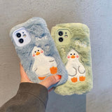Adorable questing duck phone case for iPhone