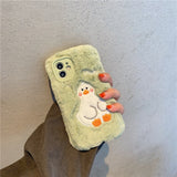 Adorable questing duck phone case for iPhone